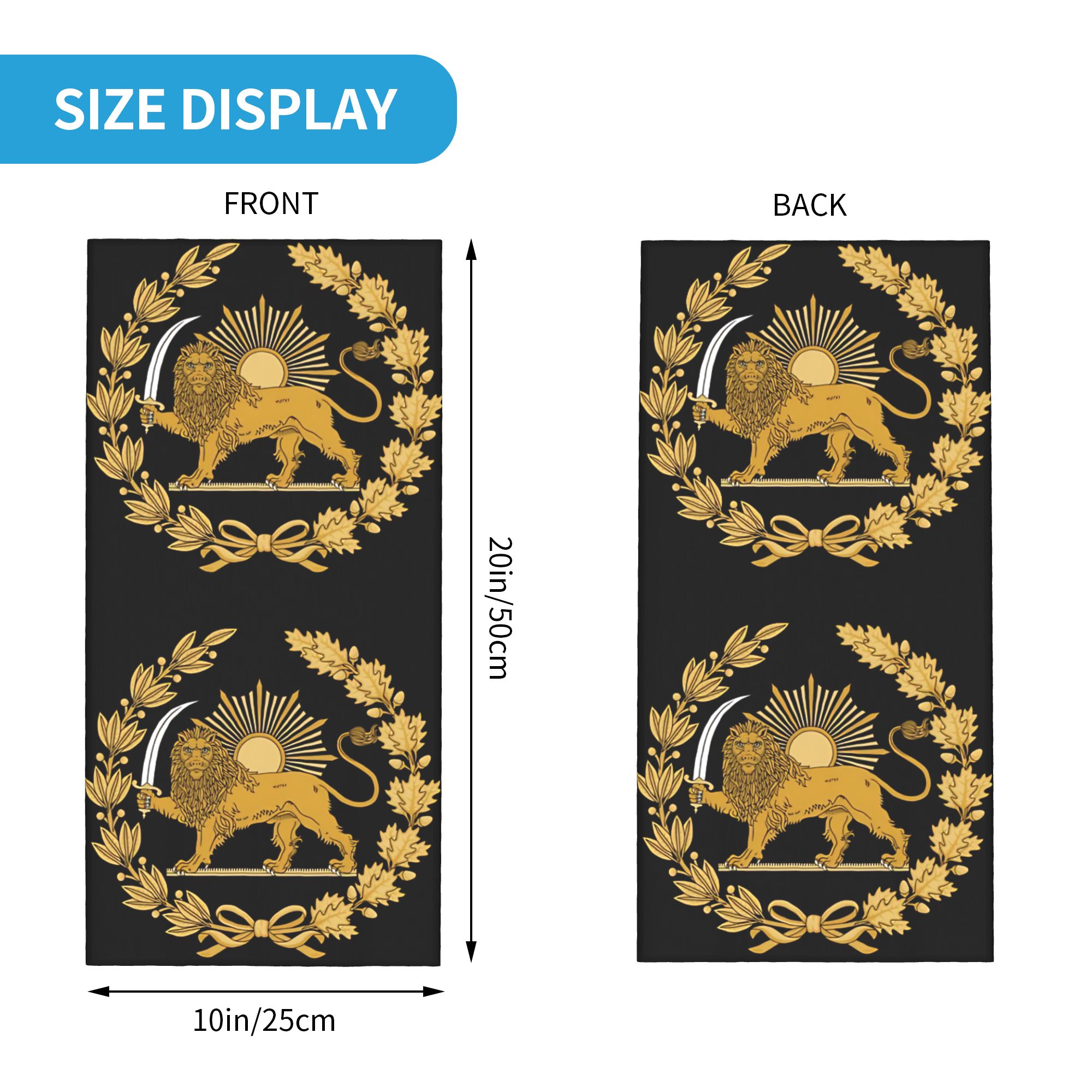 Lion and Sun Emblem of Persia  - Neck Warmer Balaclava 评论和价格