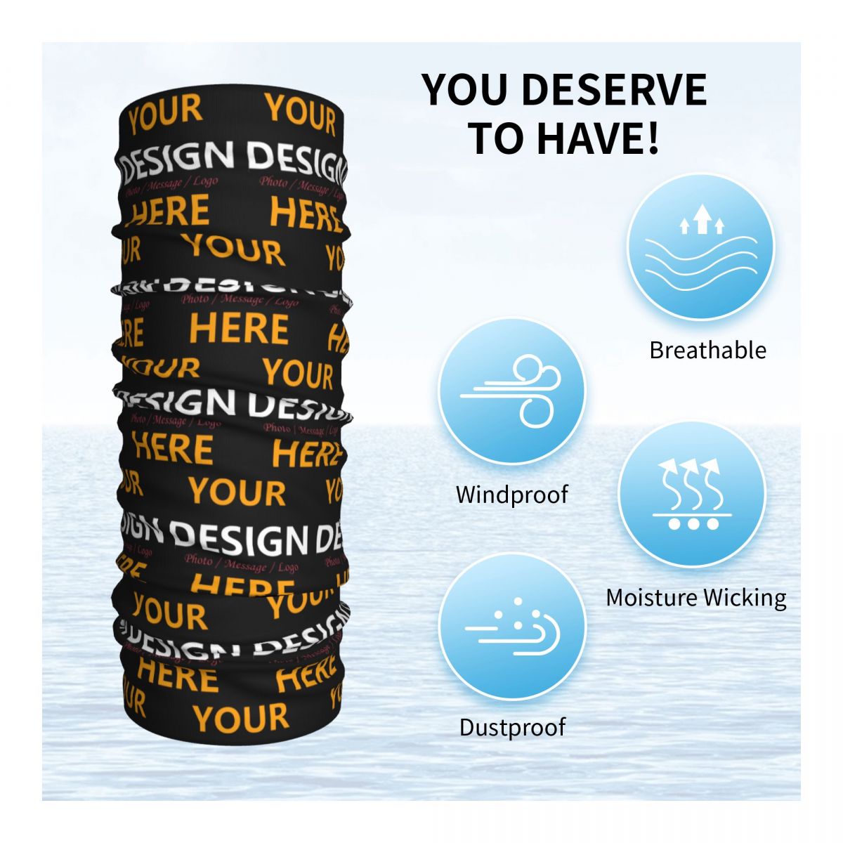 Custom Your Design Here Bandan - Neck Warmer Balaclava 评论和价格