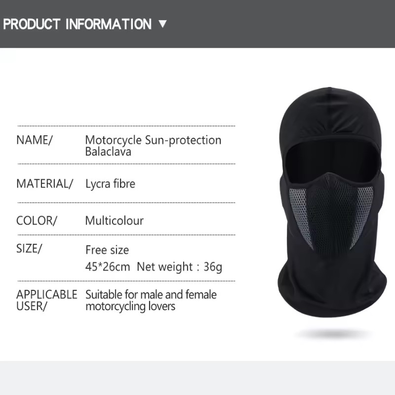 Full Face Mask Cycling Windpro - Neck Warmer Balaclava 评论和价格