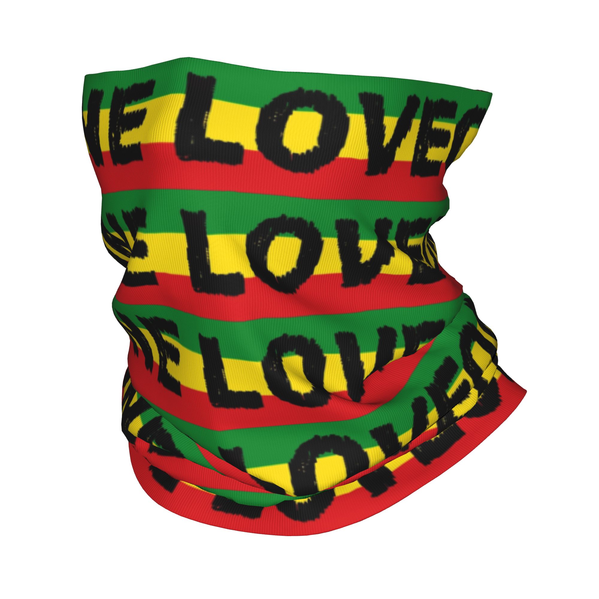 Custom Jamaica Rasta Flag Lion - Neck Warmer Balaclava 评论和价格