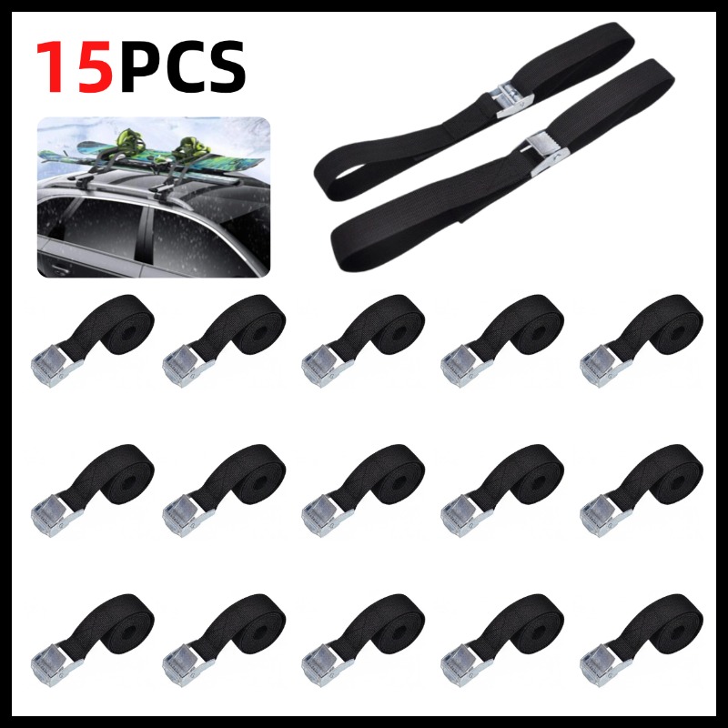 10PCS 40cm Black Buckle Tie-Do - Motorcycle Gear Bag 评论和价格