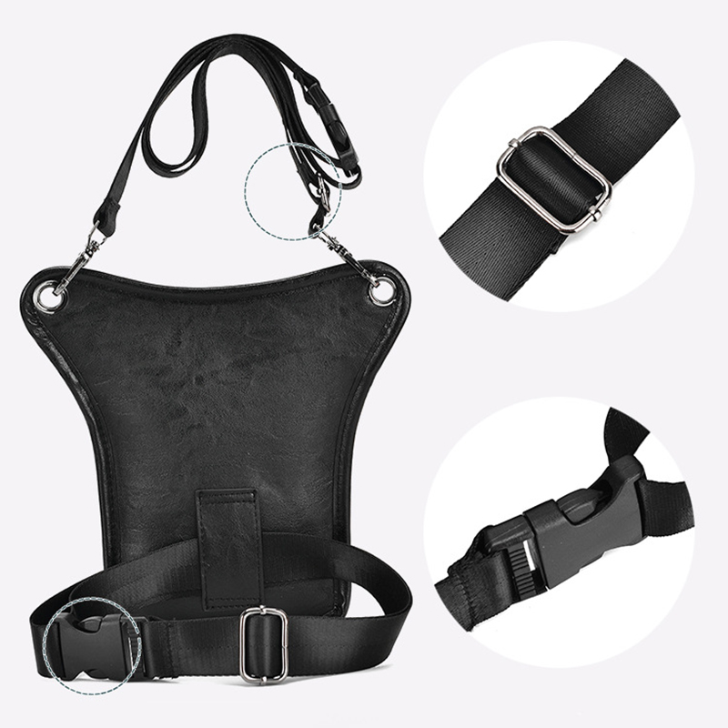 Vintage Pu Leather Waist Pack  - Motorcycle Gear Bag 评论和价格