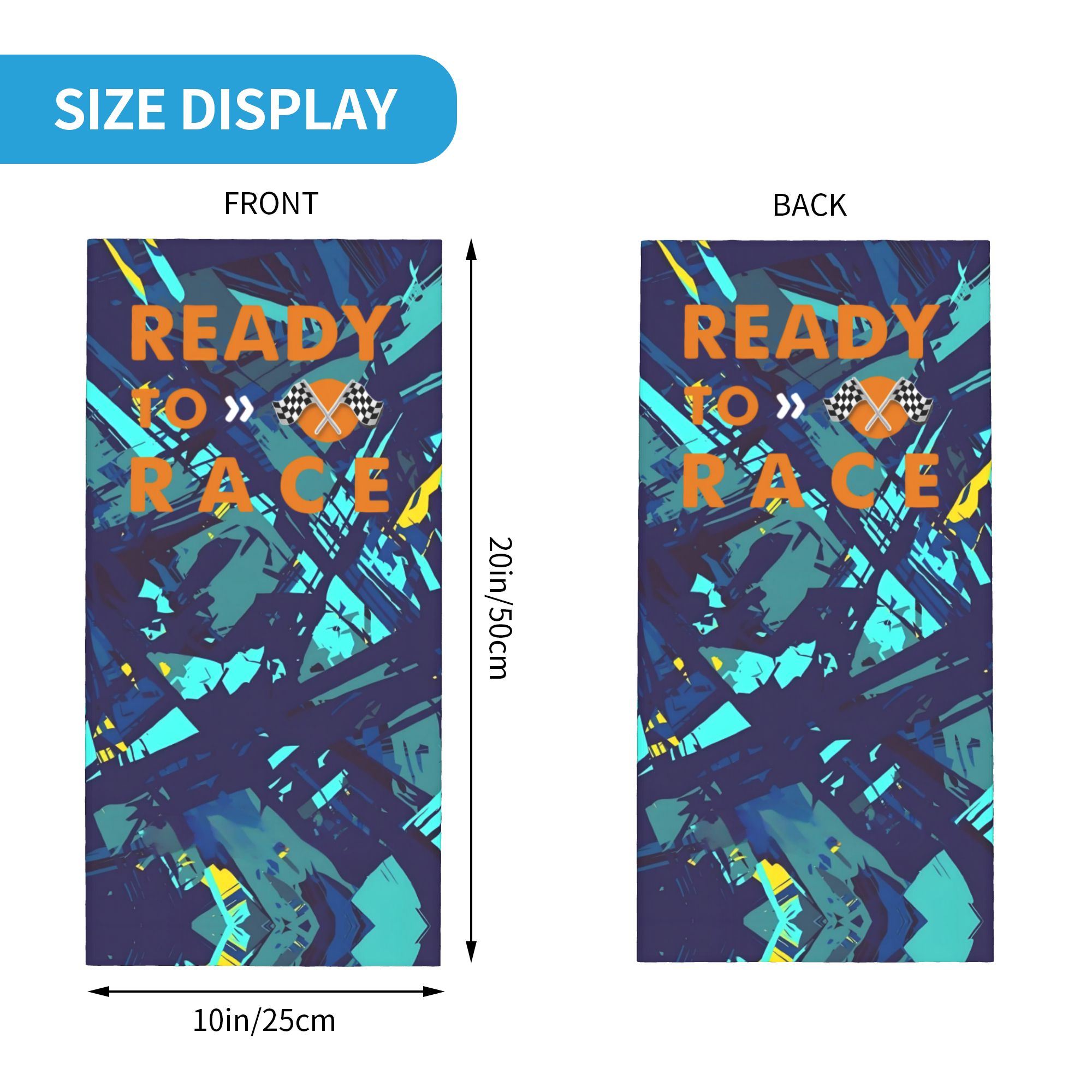 Custom Ready To Race Logo Band - Neck Warmer Balaclava 评论和价格