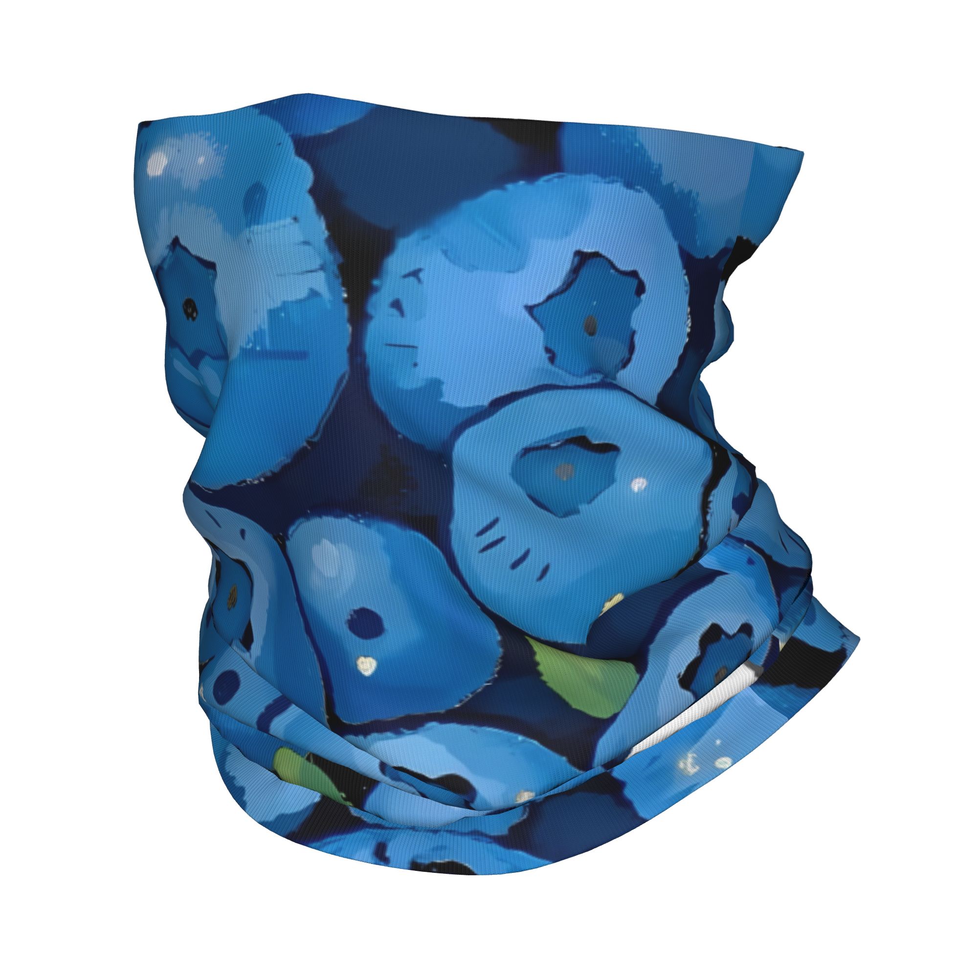 Fruit Print blueberry with whi - Neck Warmer Balaclava 评论和价格
